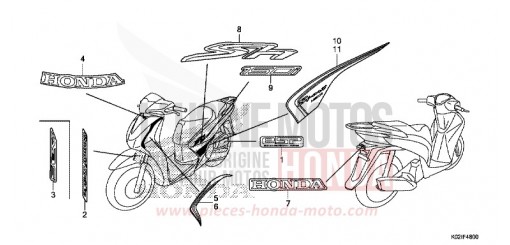 MARQUE/RAYURE SH150G de 2016